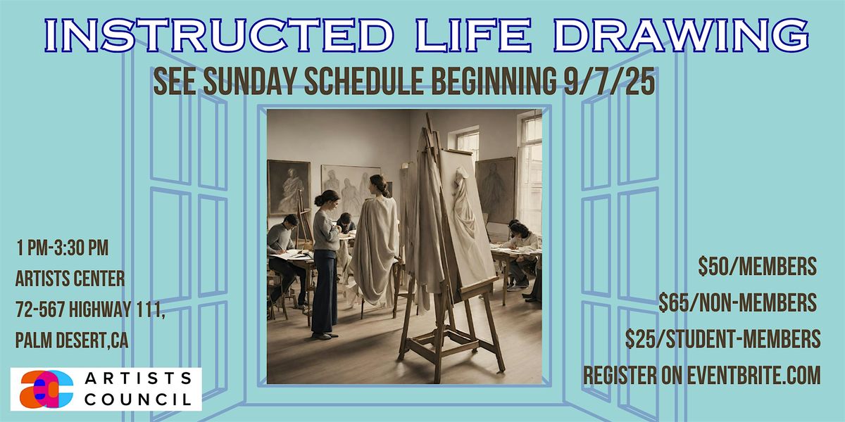 Instructed Life Drawing with Laurel Goddard Thomas