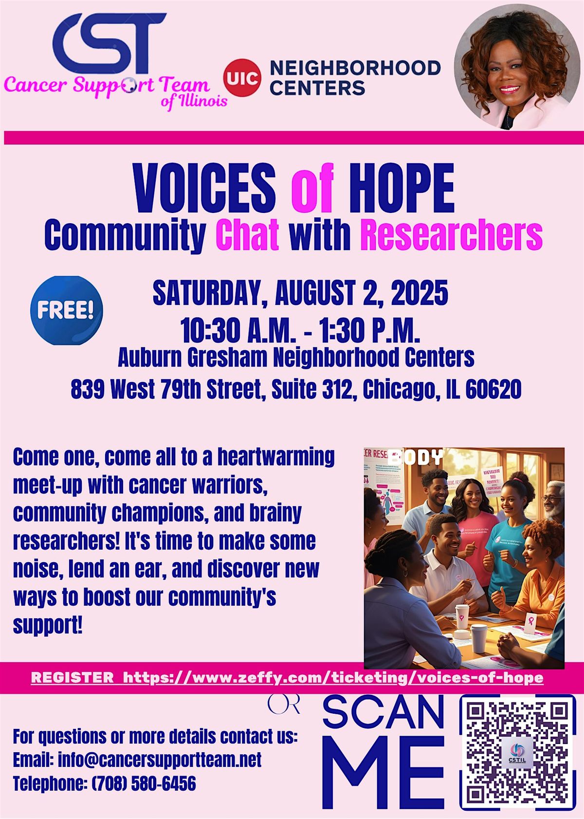 Voices of Hope: A Community Chat with Researchers