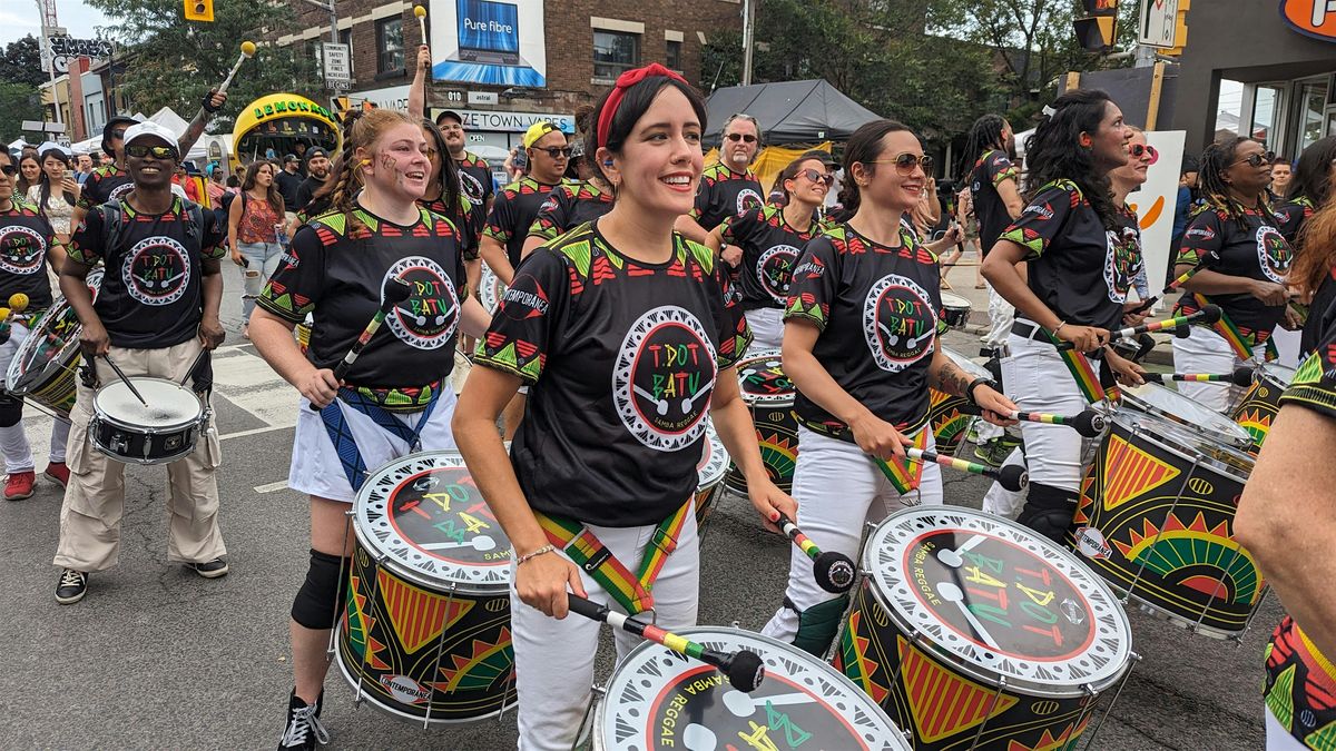 Samba Reggae Percussion Workshop - September pop-up