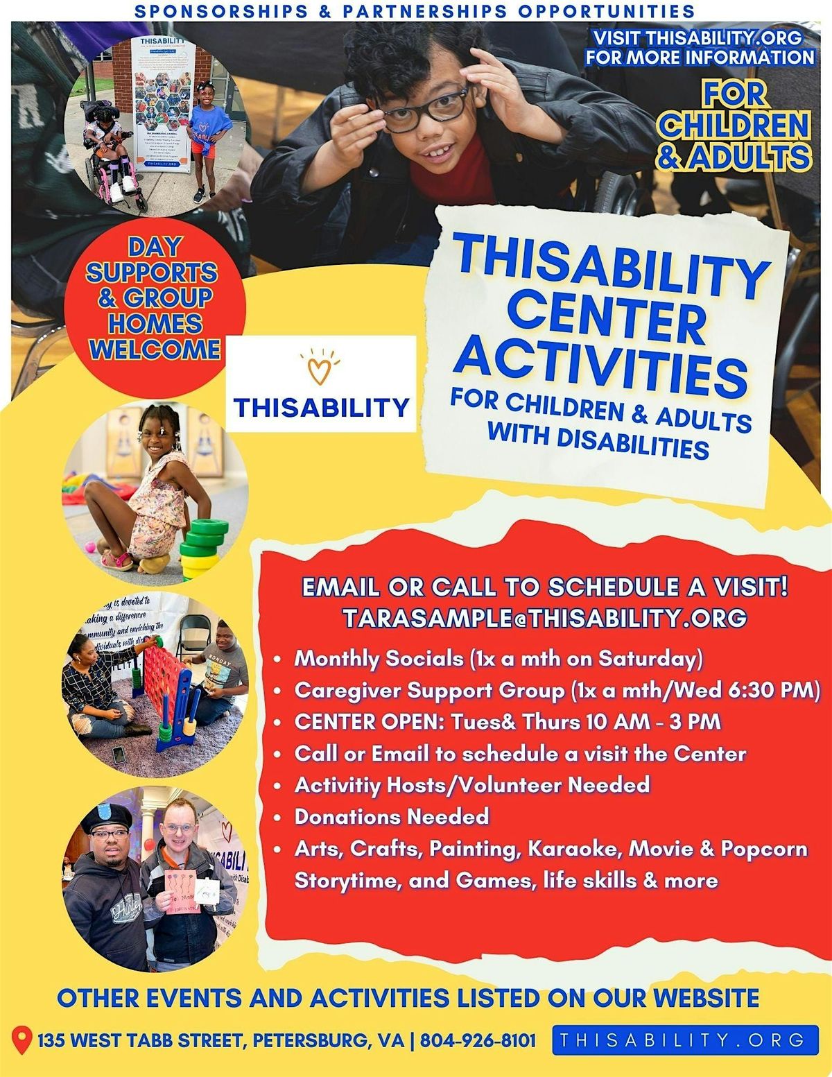 ThisAbility Center Activities