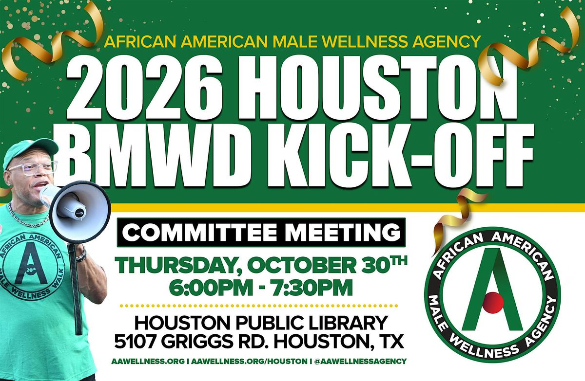 2026 Black Men's Wellness Day - Houston Committee Meeting