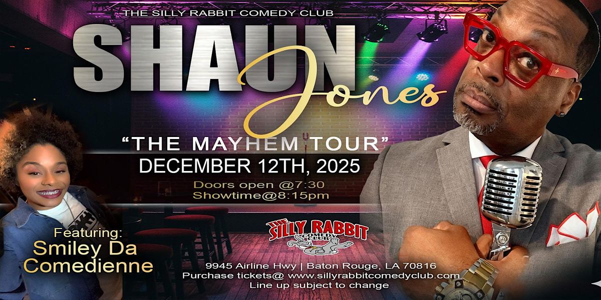 The Silly Rabbit Comedy Club Presents: Shaun Jones