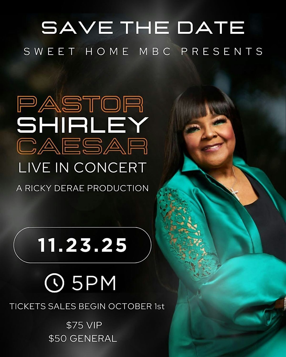 Pastor Shirley Caesar Live in Concert