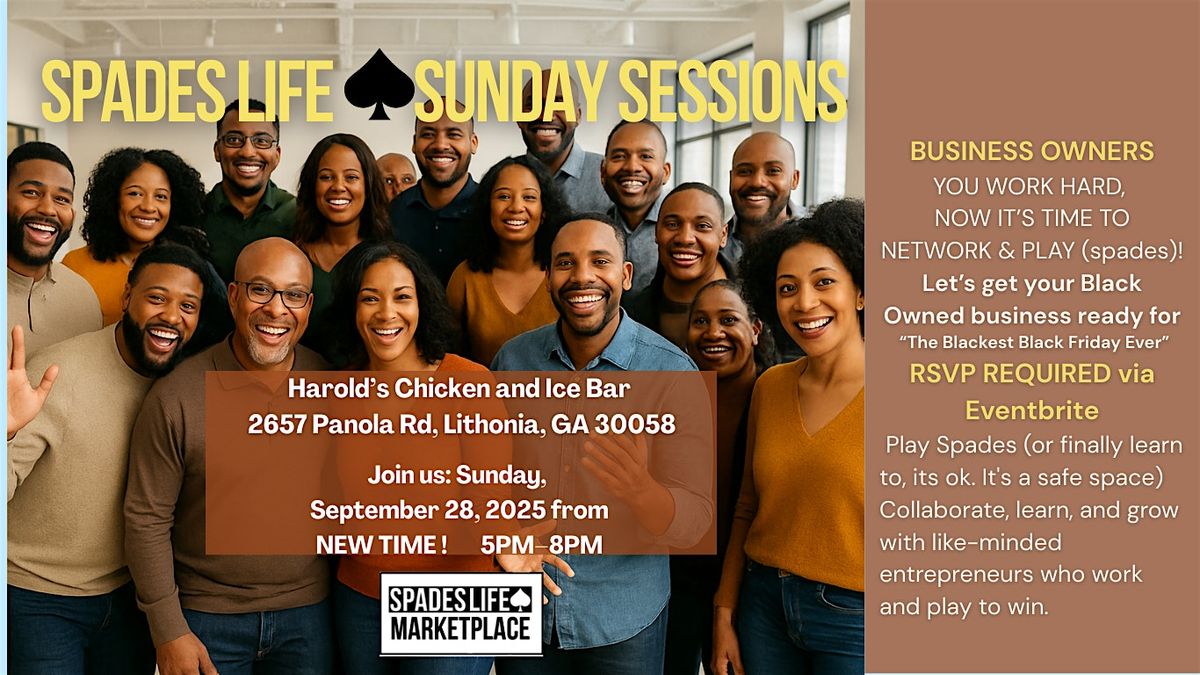 Spades Life Sunday Sessions