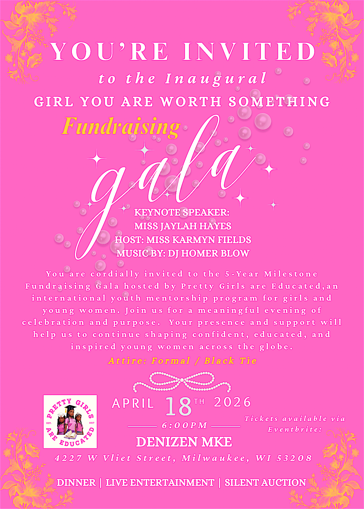 Girl You are Worth Something Fundraiser Gala