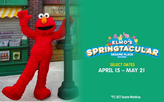 Elmos Springtacular | Sesame Place San Diego, Chula Vista, CA | April ...