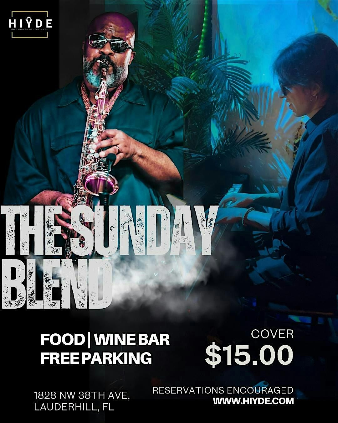 LIVE JAZZ- The Sunday Blend $15 Cover
