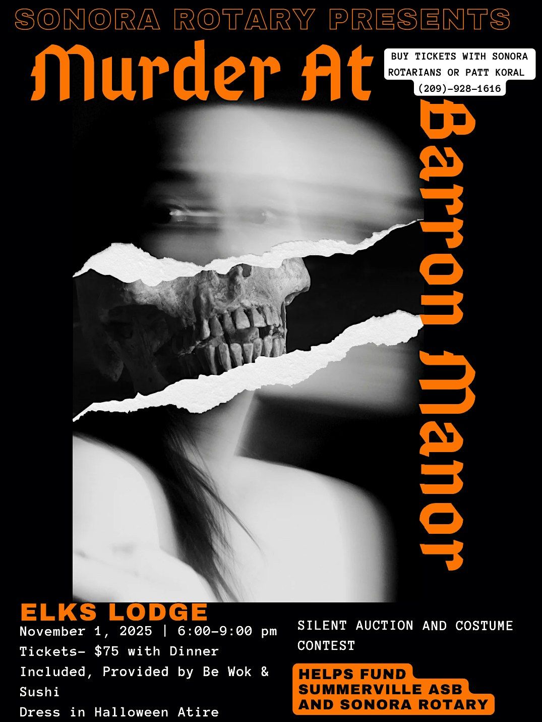 M**der Mystery Dinner - A benefit for Summerville ASB and Sonora Rotary