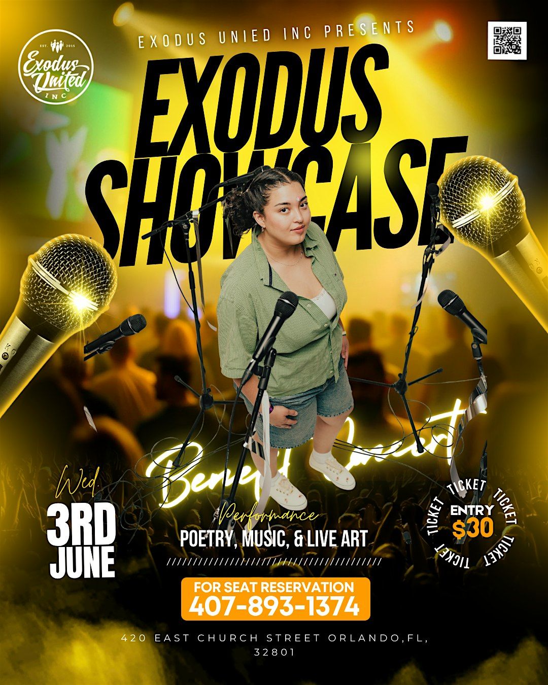 EXODUS BENEFIT CONCERT JUNE 3RD 2026