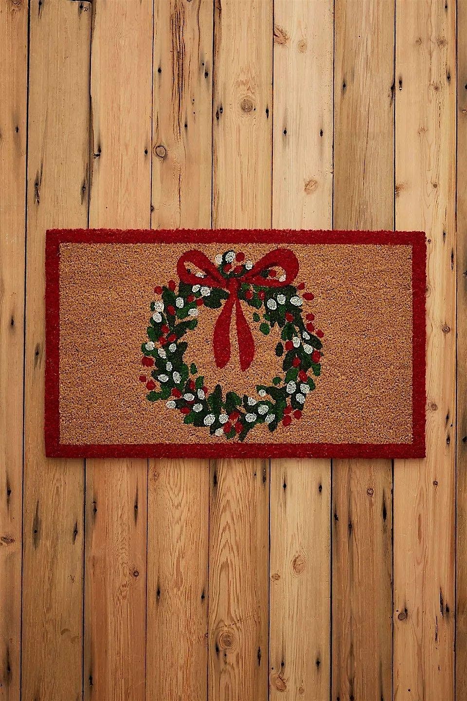 Paint Your Own Festive Door Mat