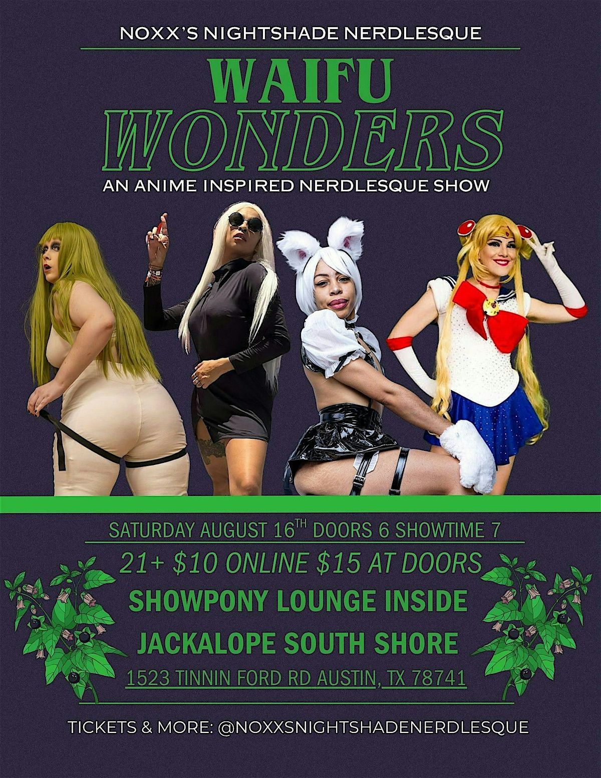 Noxx's Nightshade Nerdlesque presents " Waifu Wonders"