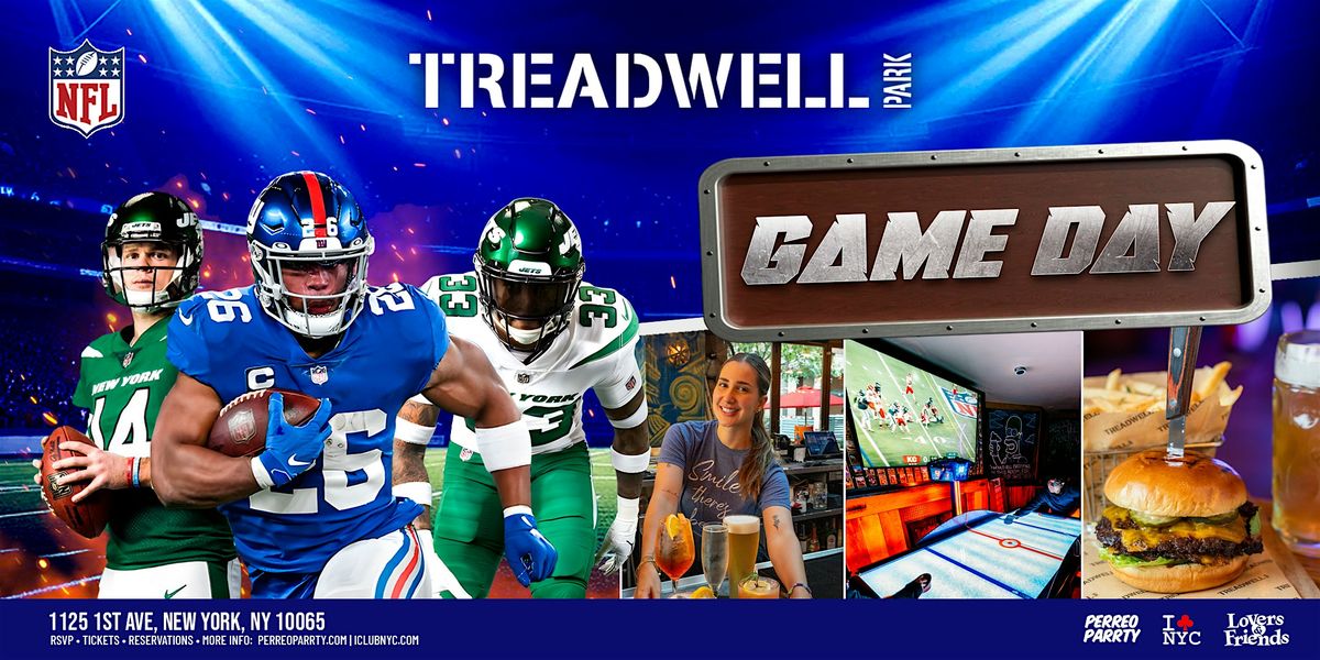 MONDAY NIGHT GAME DAY  @  TREADWELL  PARK  UES -  Bites & Games