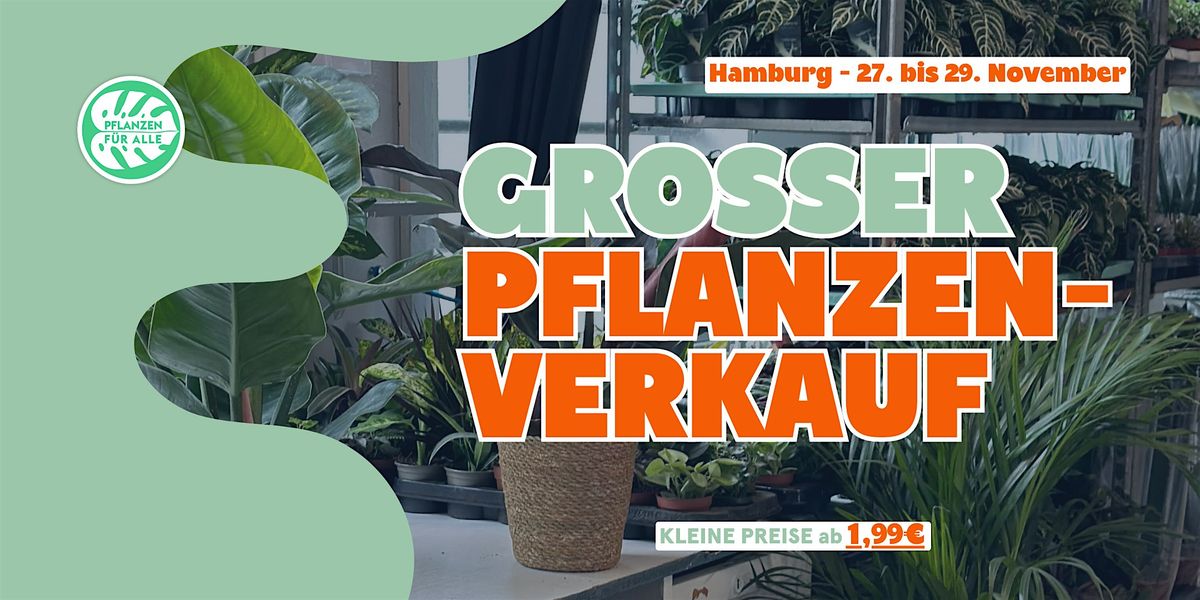 Gro\u00dfer Pflanzenverkauf - Hamburg