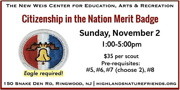 Citizenship in the Nation Merit Badge!