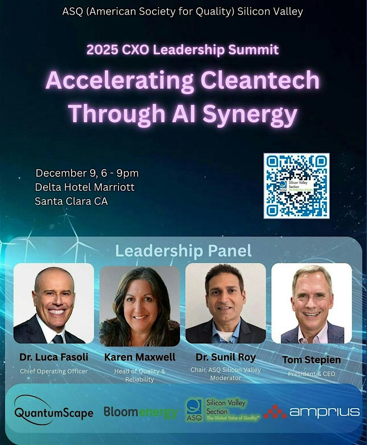Accelerating Cleantech through AI Synergy: ASQ