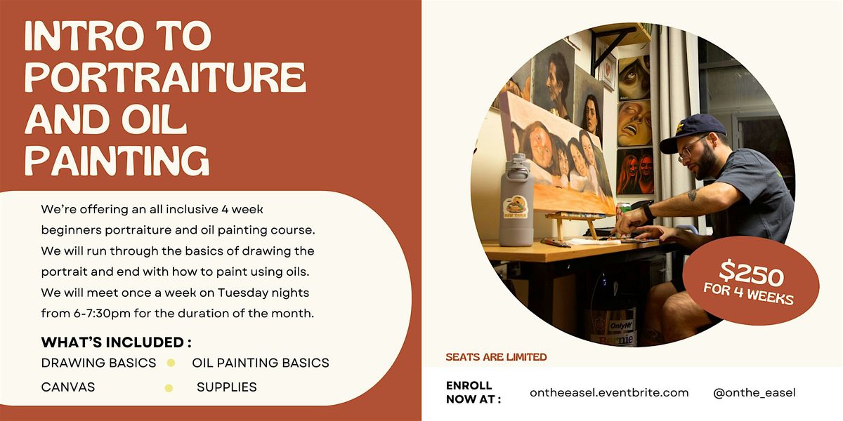 Intro to Portraiture and Oil Painting - Long Island City, NY
