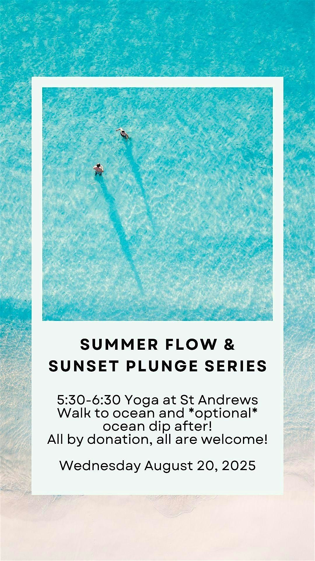 Yoga Flow & Ocean Plunge