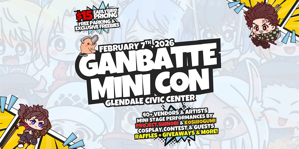 Ganbatte Mini Con (1-day mini anime convention)