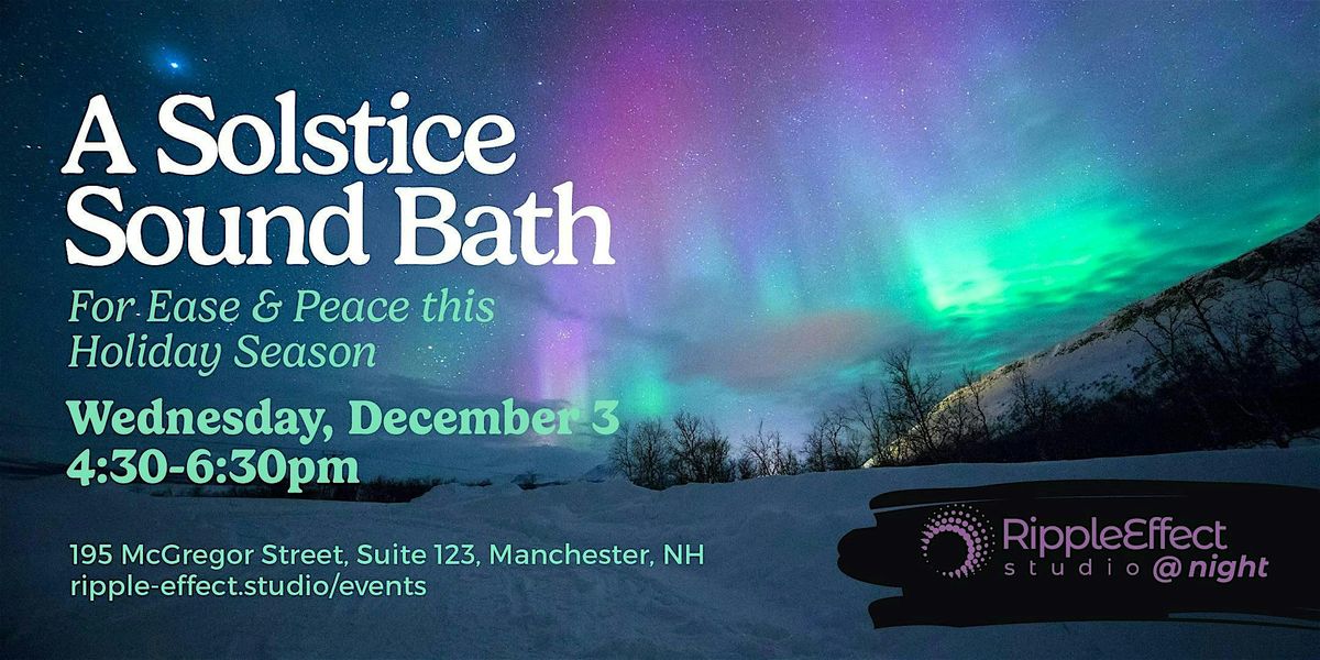 Solstice Sound Bath -  Studio @ Night