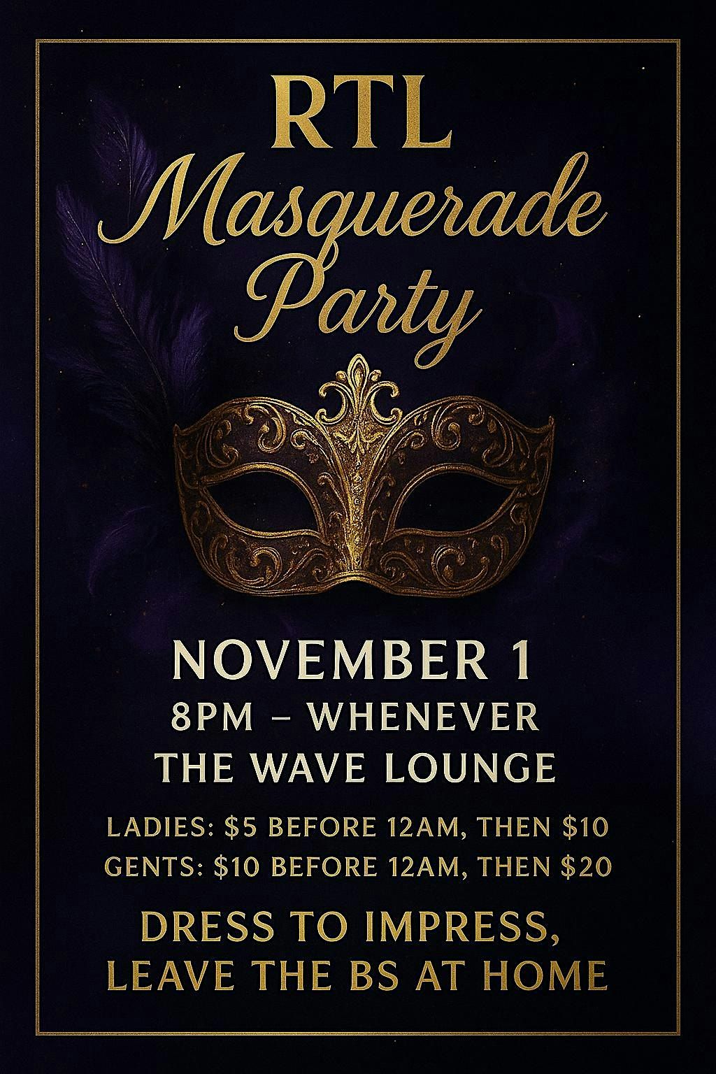 RTL Masquerade Party | Canton Ohio\u2019s Ultimate Dress-to-Impress Night