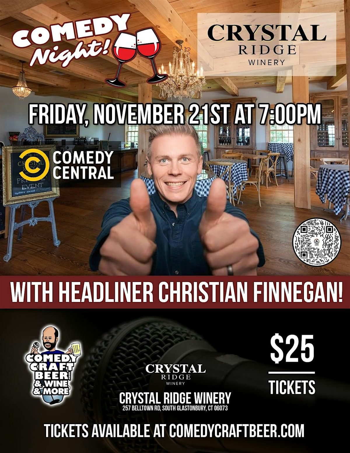 Comedy Night at Crystal Ridge Winery