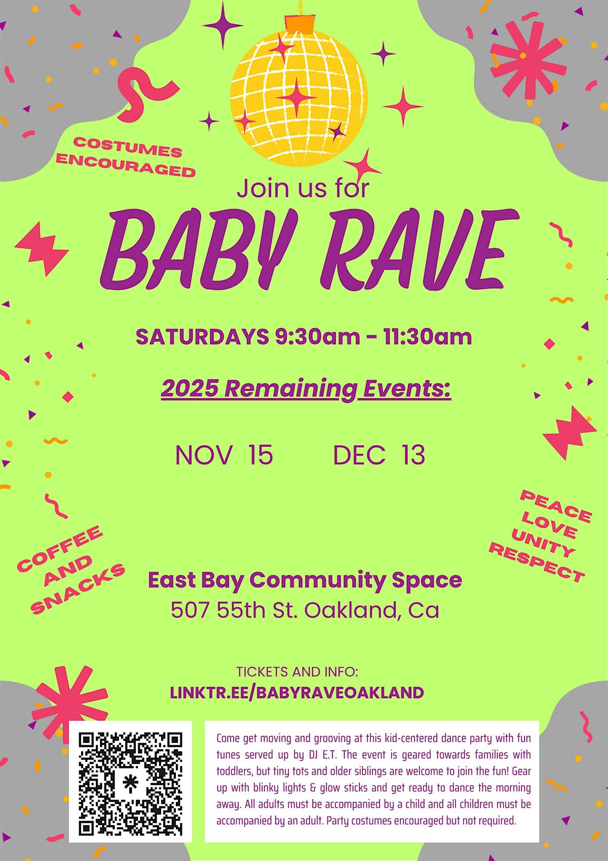 Baby Rave Oakland (11.15.25)
