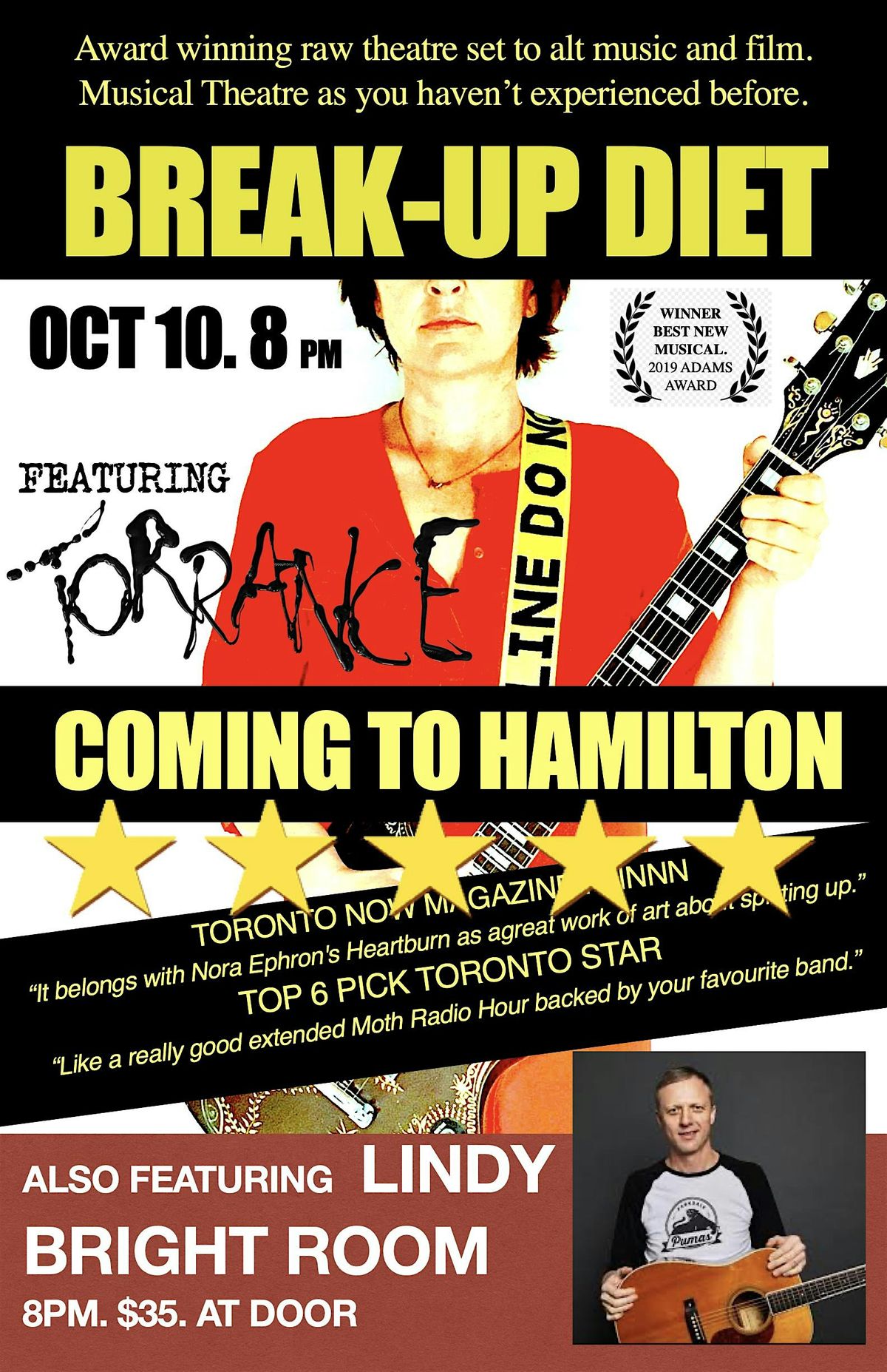 "BREAK UP DIET" Alt-Music Theatre feat. TORRANCE wsg Lindy :: FRI OCT 10