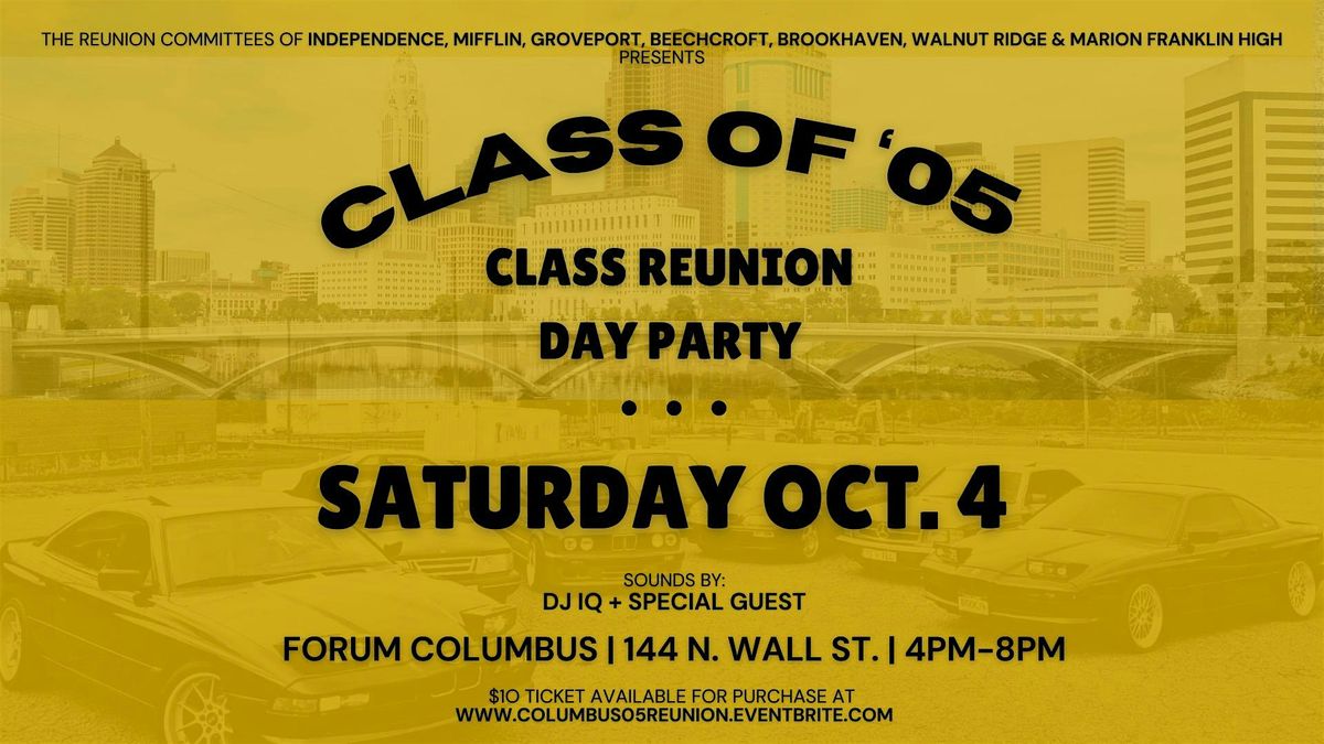 Columbus Class of '05 - 20 Year Reunion