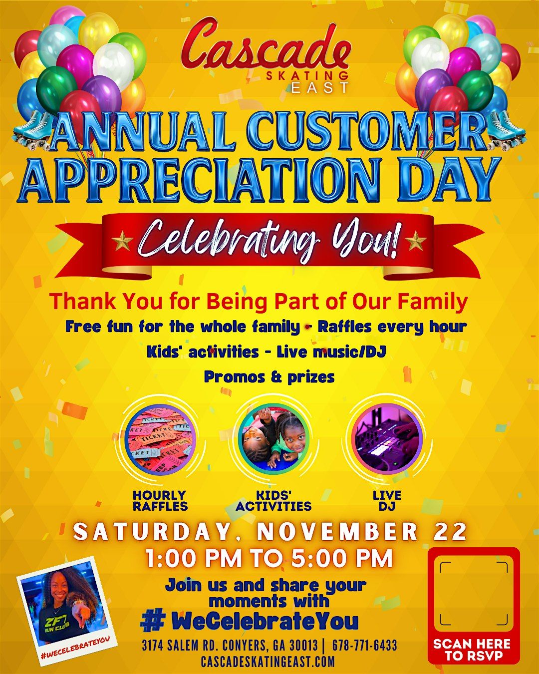 Cascade Skating East Annual Customer Appreciation Day