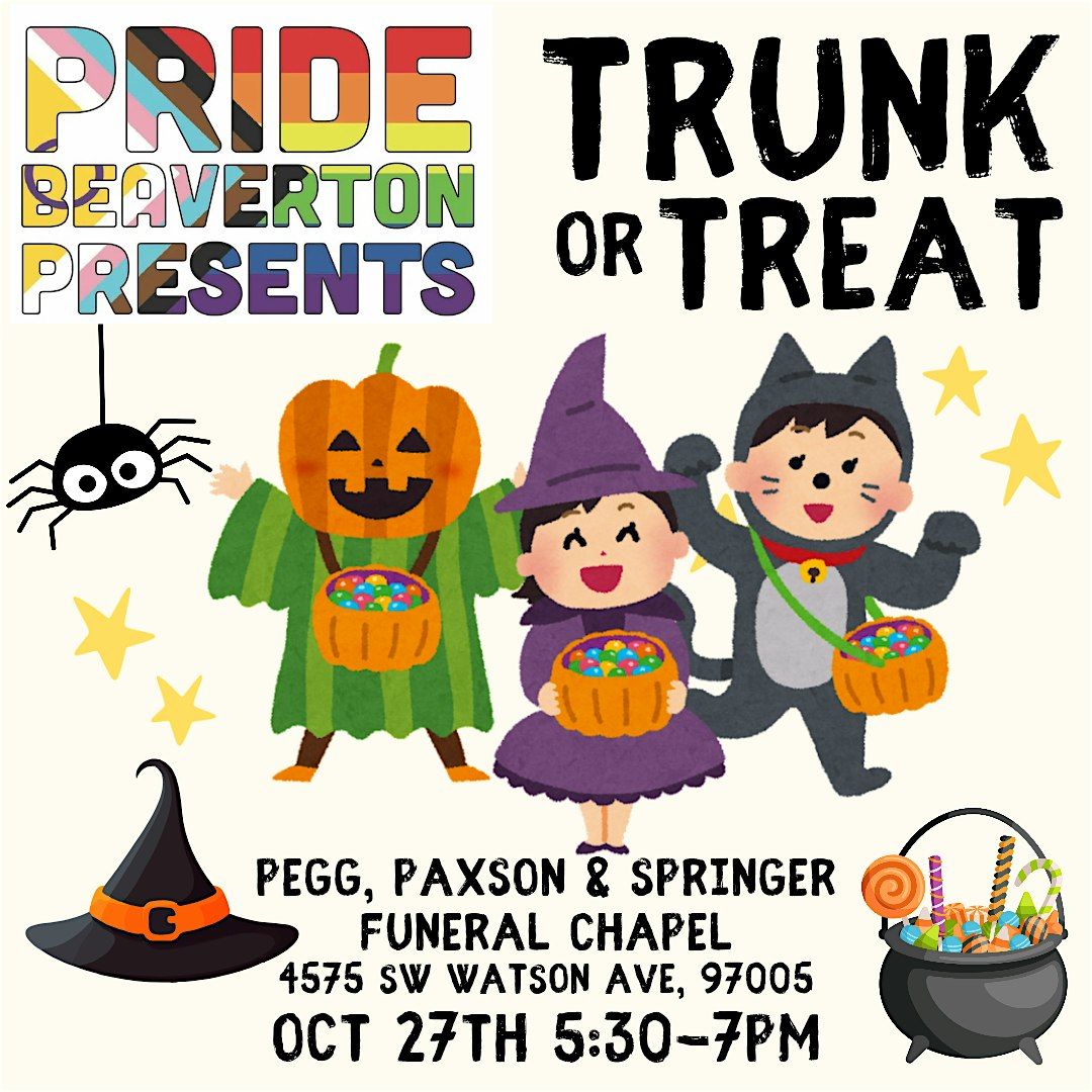 Pride Beaverton Presents: Trunk or Treat!