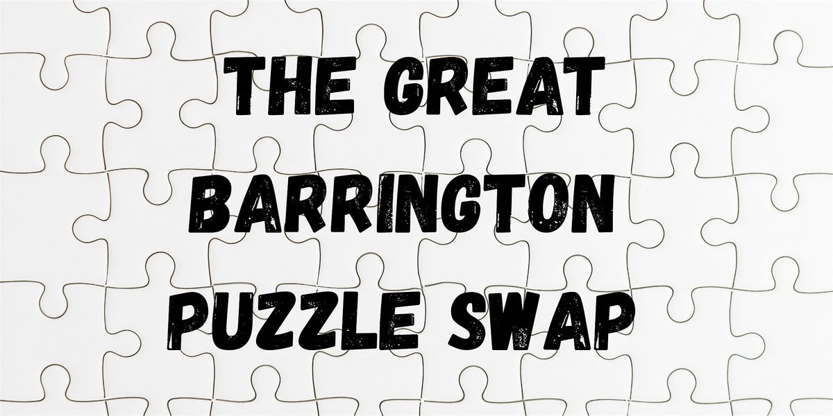 Puzzles & Pastries: The Great Barrington Puzzle Swap