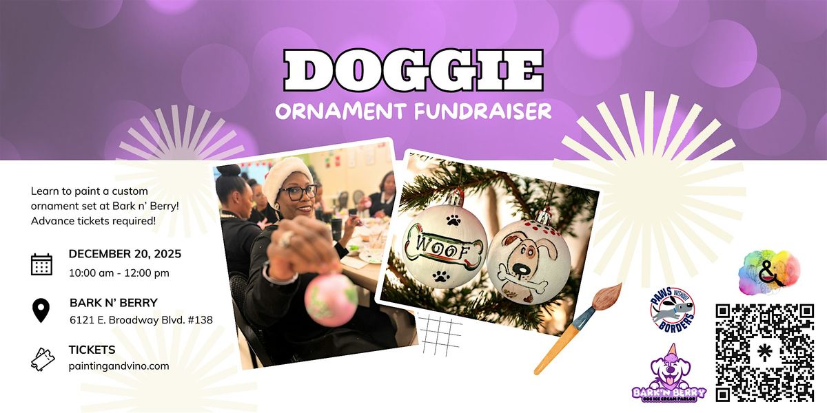Doggie Ornament Painting at Bark n\u2019 Berry