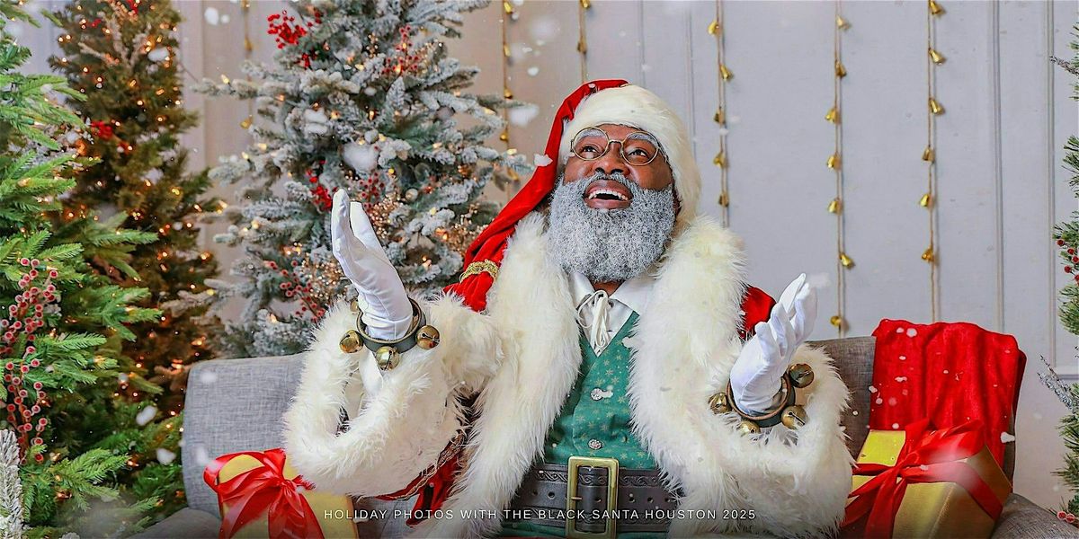 Black Santa Photos in Houston 2025 | Photo Session with Santa | Nov 29th
