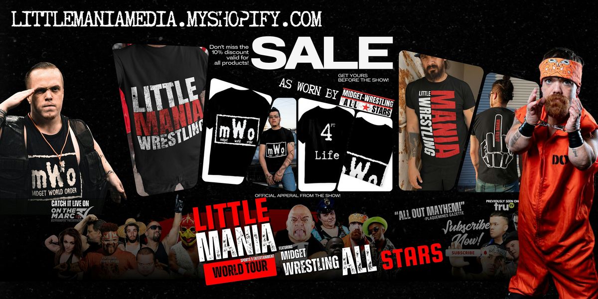 Little Mania Midget Wrestling \u2013 Princeton, WV \u2013 Oct 15, 2025 \u2013 Buy Now