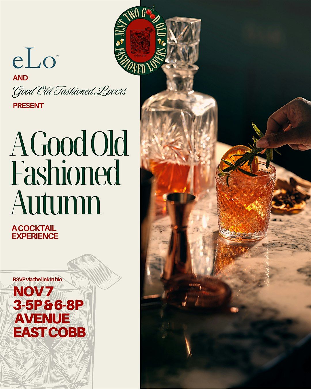 A Good Old Fashioned Friendsgiving Cocktail Class