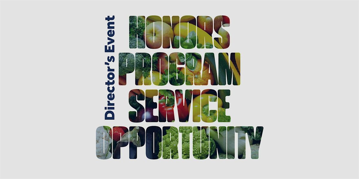 Director's Event: Food & Care Coalition Service