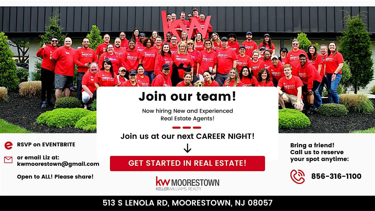 KW Moorestown's September Career Night!