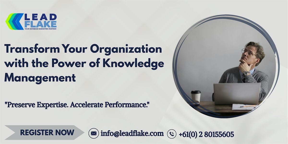 Leveraging Knowledge for Operational Excellence-Workshop in Napier