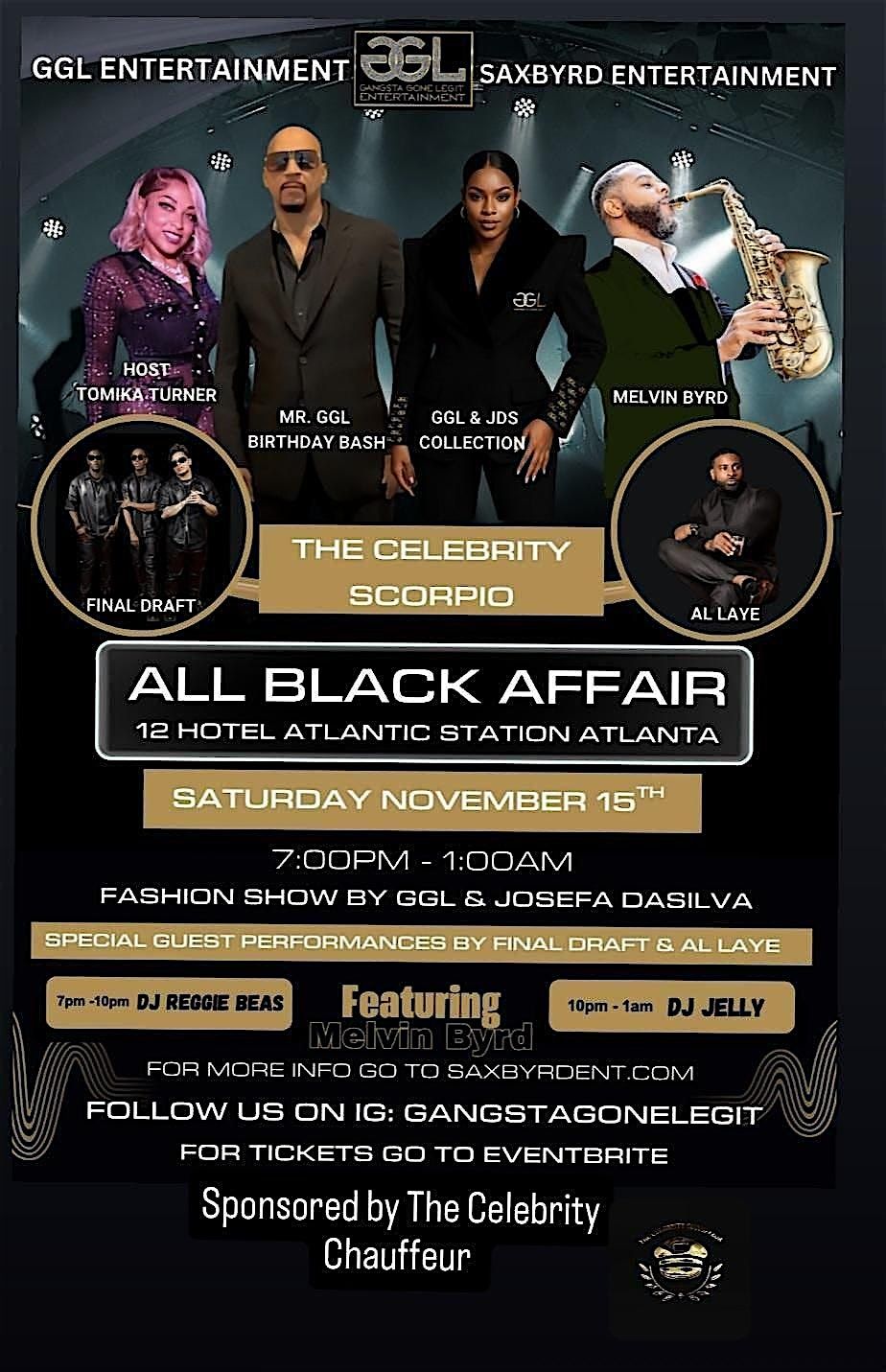 The Celebrity Scorpio All Black Affair