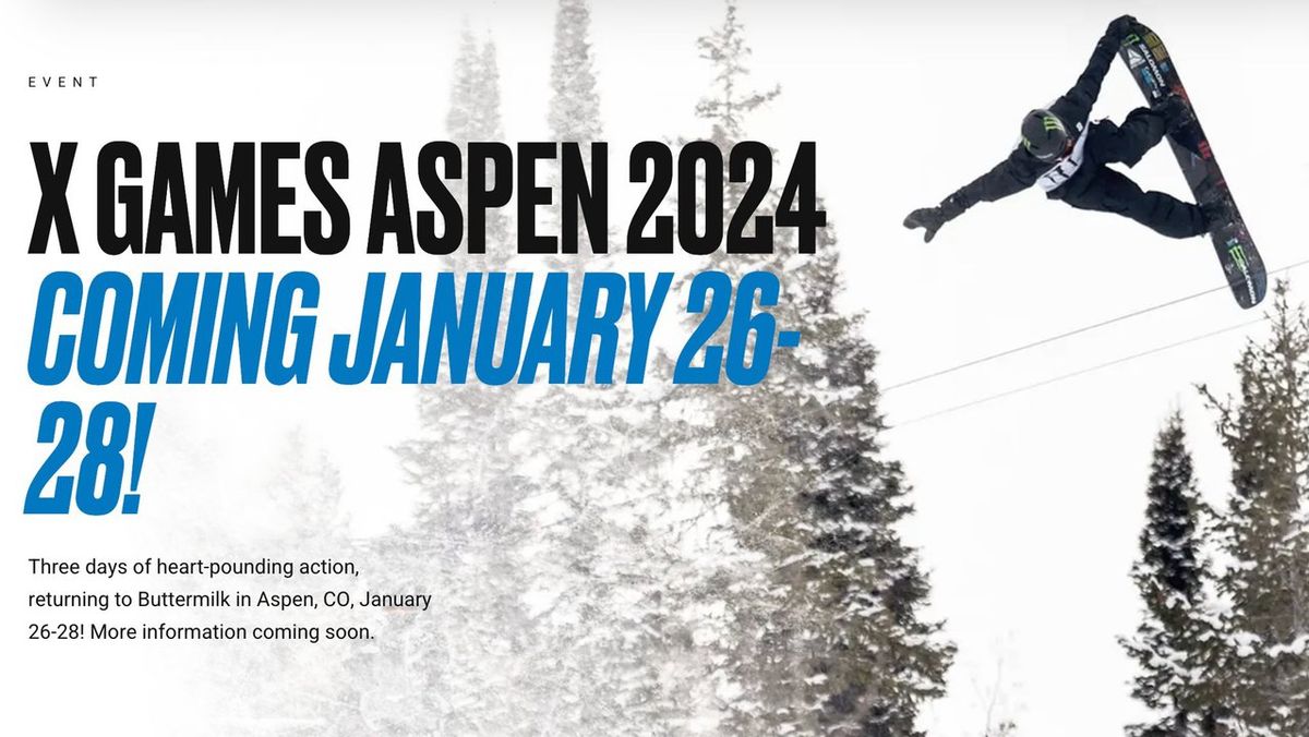X Games Aspen - 3 Day Pass at Buttermilk Mountain