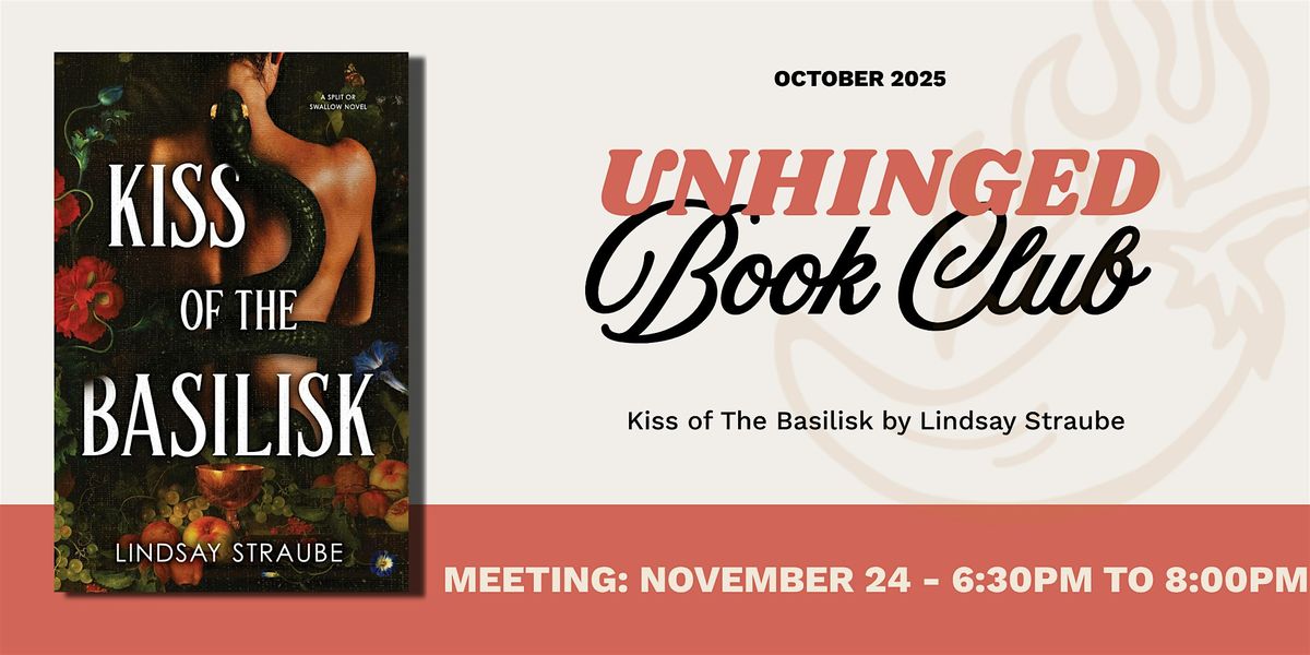 Unhinged Book Club at The Well Red Damsel