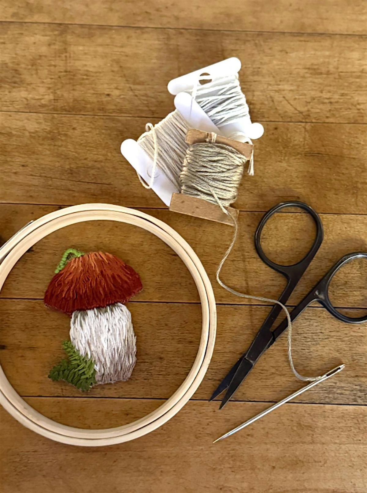 Stitch & Sip: Embroidered Patches at Arthur's Market