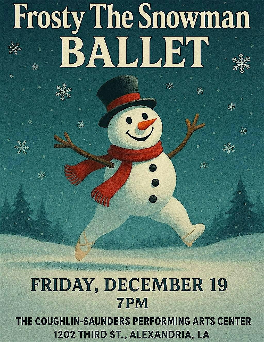 Frosty The Snowman Ballet presented by: Get To the Pointe Ballet Academy