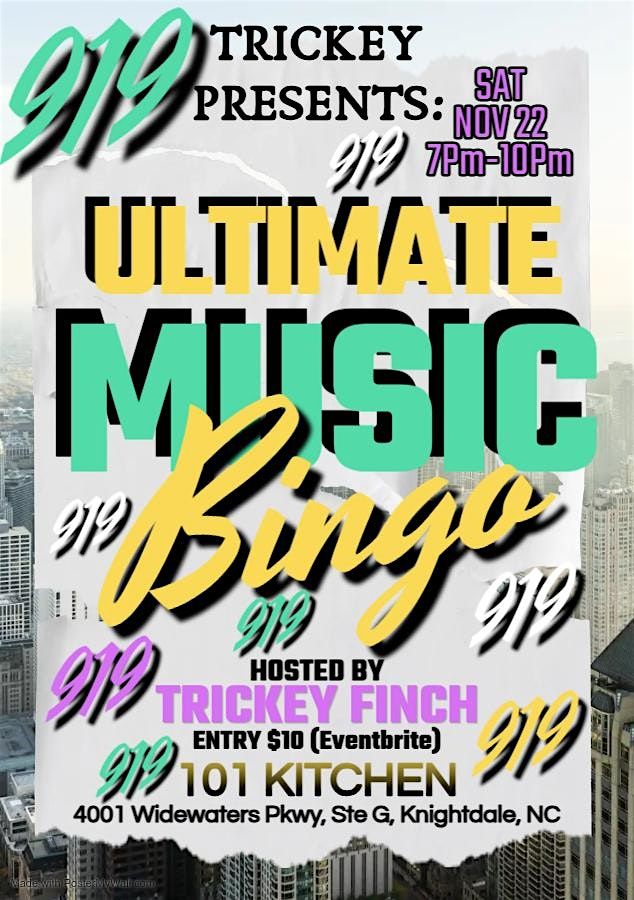 ULTIMATE MUSIC BINGO