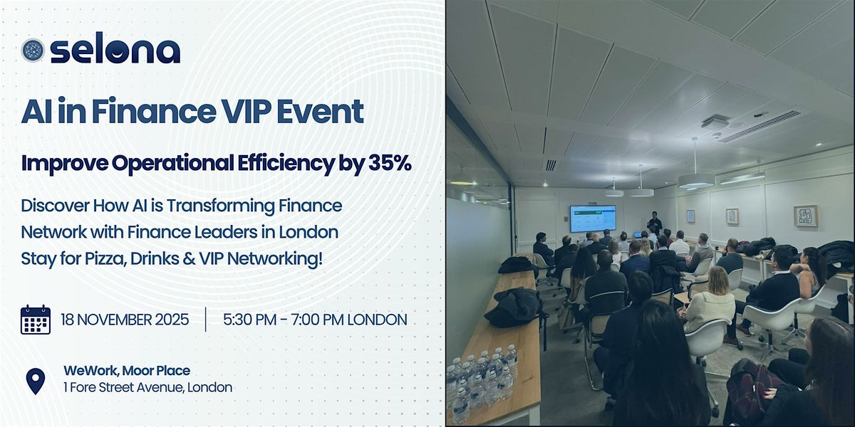 AI in Finance VIP Event: Improve Operational Efficiency by 35%