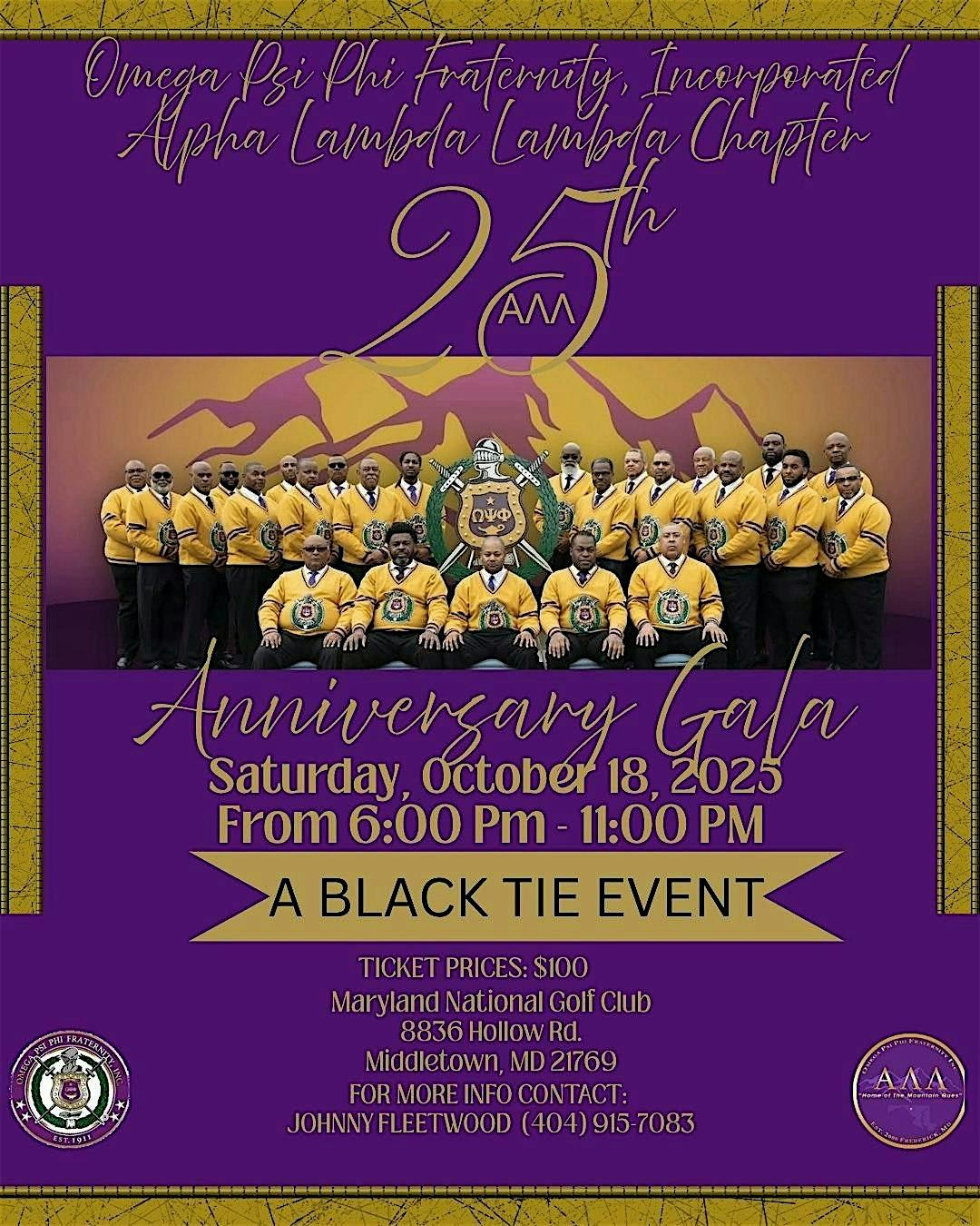 Alpha Lambda Lambda Chapter 25th Anniversary Gala
