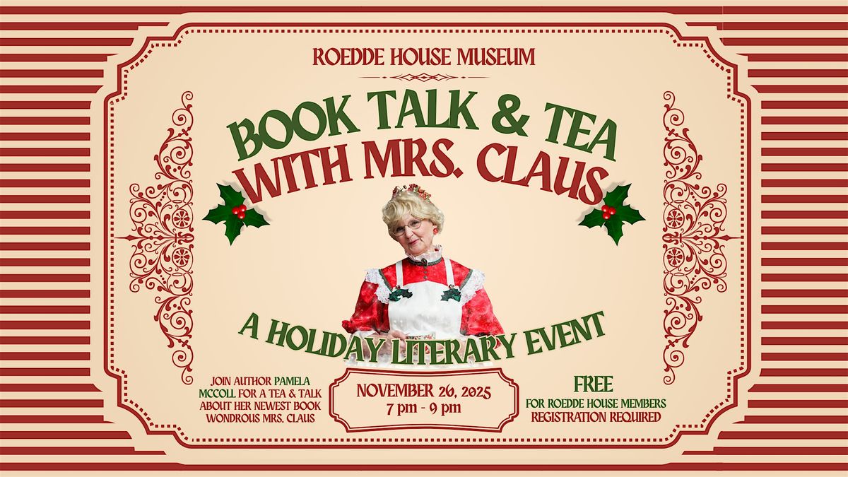 Book Talk & Tea with Mrs. Claus: A Holiday Literary Event