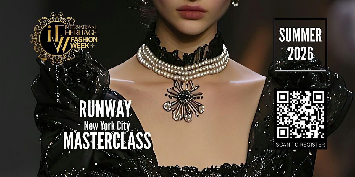 IHFW Runway Masterclass Summer 2026