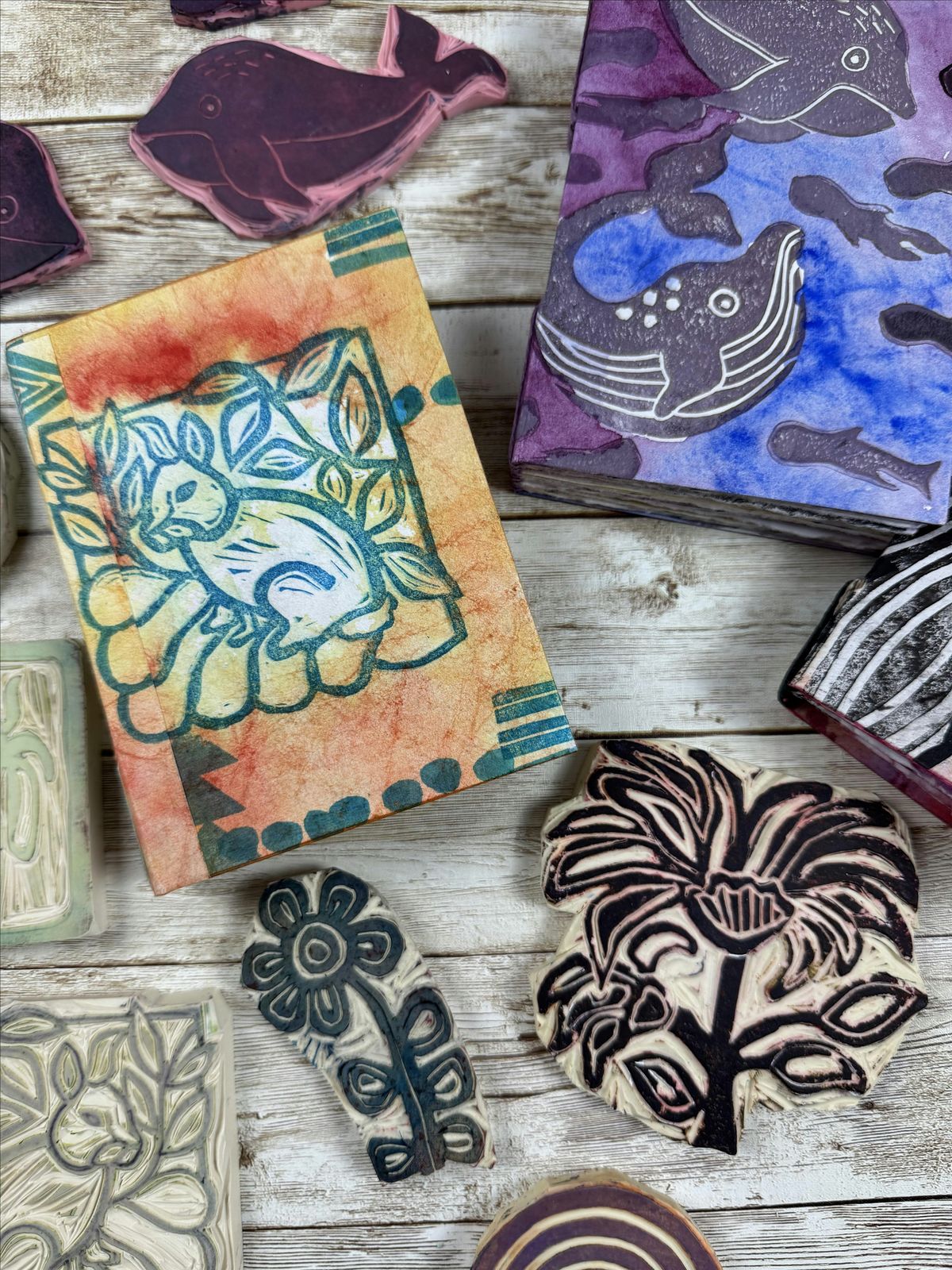 Carve & Create: Hands-On Print and Bookmaking