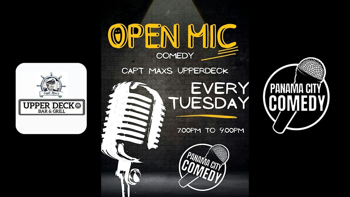 Open Mic Comedy (Every Tues. 7pm-9pm)
